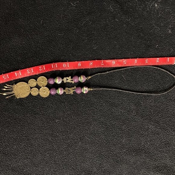 Vintage Peruvian Coin Necklace - Picture 5 of 9